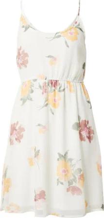 Vero Moda Sommerkleid VMSMILLA (1-tlg) Drapiert/gerafft
