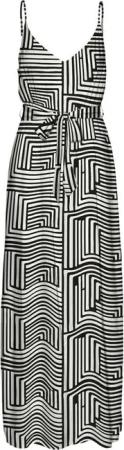 Vero Moda Spaghettikleid VMEASY JOY SLIT MAXI V-NECK DRESS WV GA Viskose, regular fit