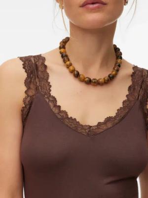 Vero Moda Spitzentop "VMROSA SL TOP JRS NOOS" Viskosemischung