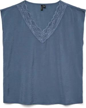 Vero Moda Spitzentop "VMSAFA SL V-NECK LACE TOP WVN GA NOOS"