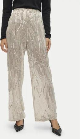 Vero Moda Stoffhose Ellen 10319016 Beige Straight Fit