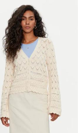 Vero Moda Strickjacke Lua 10310863 Écru Regular Fit