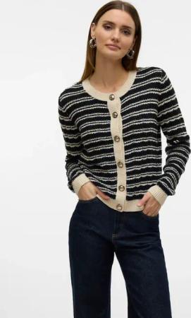 Vero Moda Strickjacke "VMCHARLOT LS O-NECK CARDIGAN NOOS"