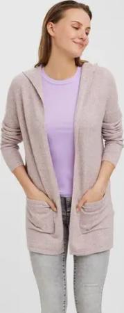 Vero Moda Strickjacke "VMDOFFY LS OPEN HOOD CARDIGAN GA NOOS"