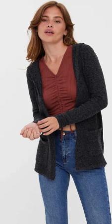 Vero Moda Strickjacke "VMDOFFY LS OPEN HOOD CARDIGAN GA NOOS"