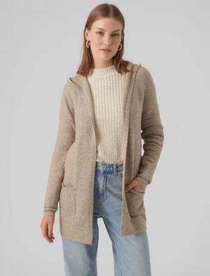 Vero Moda Strickjacke VMDOFFY LS OPEN HOOD CARDIGAN GA NOOS