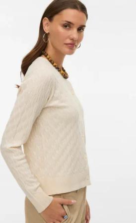 Vero Moda Strickjacke "VMFANTASTIC LS O-NECK CABLE CARDIGAN"
