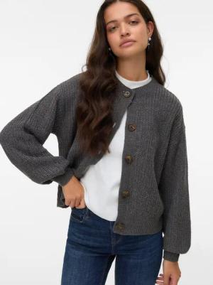 Vero Moda Strickjacke "VMLEA LS O-NECK CARDIGAN NOOS"