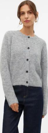 Vero Moda Strickjacke "VMNOVAH LS O-NECK BUTTON CARDI GA NOOS"