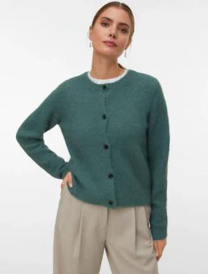 Vero Moda Strickjacke "VMNOVAH LS O-NECK BUTTON CARDI GA NOOS"