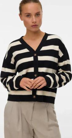 Vero Moda Strickjacke "VMSABA FULL NEEDLE LS V-NECK CARDI NOOS"