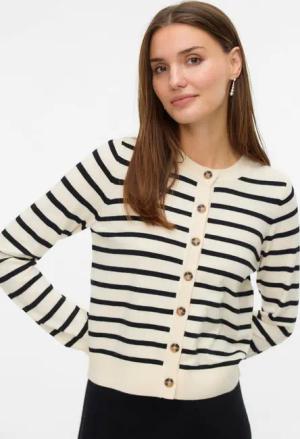 Vero Moda Strickjacke VMSABA PLAIN LS O-NECK CARDIGAN NOOS
