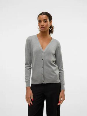 Vero Moda Strickjacke VMSILJE LS V-NECK CARDIGAN GA NOOS