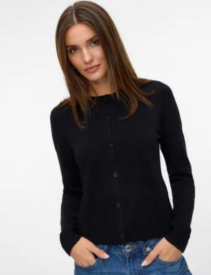 Vero Moda Strickjacke VMVICKY LS O-NECK BUTTON CARDIGAN NOOS