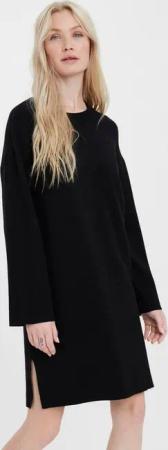 Vero Moda Strickkleid VMGOLDNEEDLE WIDE LS ONCK DRESS REP LCS