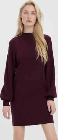 Vero Moda Strickkleid VMNANCY LS FUNNELNECK DRESS GA NOOS