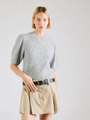 Vero Moda Strickpullover (1-tlg) Drapiert/gerafft