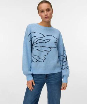 Vero Moda Strickpullover AWHEART LS O-NECK KNIT NOOS