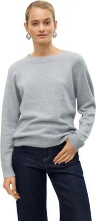 Vero Moda Strickpullover Rundhals Langarm Basic Pulli