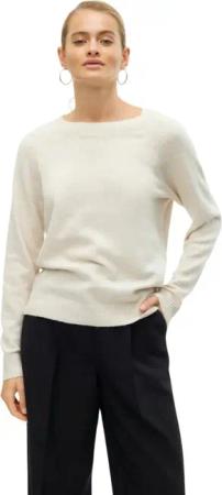 Vero Moda Strickpullover Rundhals Langarm Basic Pulli