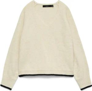 Vero Moda Strickpullover VMAQUARIUS LS V-NECK RAGLAN PULLOVER BF