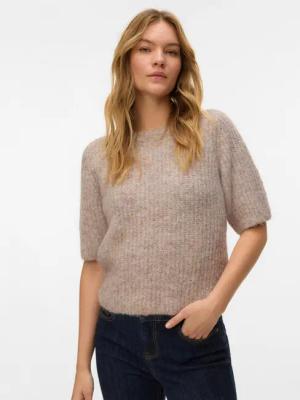 Vero Moda Strickpullover VMAWSOME 2/4 O-NECK PULLOVER NOOS