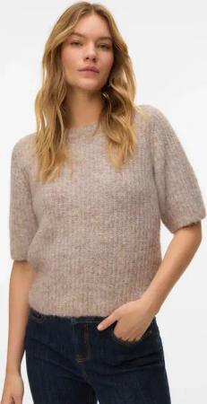 Vero Moda Strickpullover "VMAWSOME 2/4 O-NECK PULLOVER NOOS"