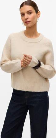 Vero Moda Strickpullover "VMBANG LS O-NECK PULLOVER BOO"