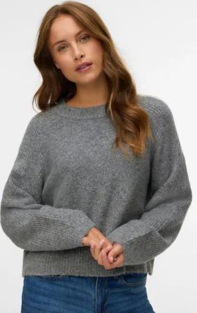 Vero Moda Strickpullover VMBANG LS O-NECK PULLOVER BOO
