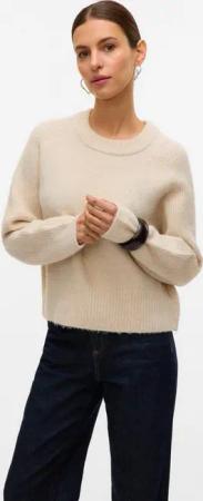 Vero Moda Strickpullover VMBANG LS O-NECK PULLOVER BOO