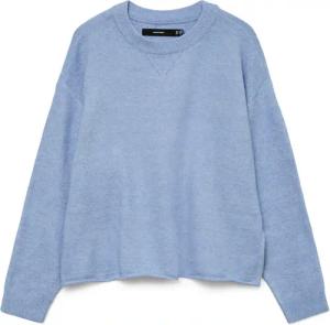 Vero Moda Strickpullover "VMBOOM LS O-NECK PULLOVER BOO" mit Rundhalsausschnitt