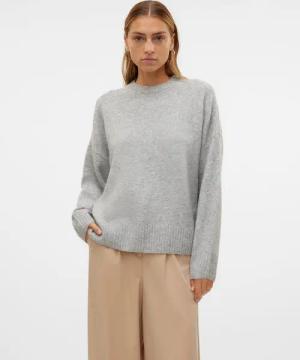 Vero Moda Strickpullover VMBOOM LS O-NECK PULLOVER GA NOOS