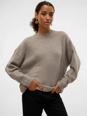 Vero Moda Strickpullover VMBOOM LS O-NECK PULLOVER GA NOOS