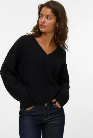 Vero Moda Strickpullover "VMBOOM STRUCTURE LS V-NECK PULLOVER BOO"