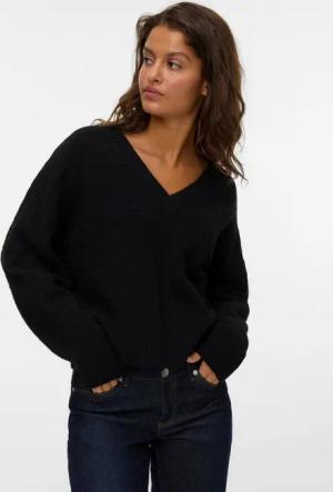 Vero Moda Strickpullover VMBOOM STRUCTURE LS V-NECK PULLOVER BOO