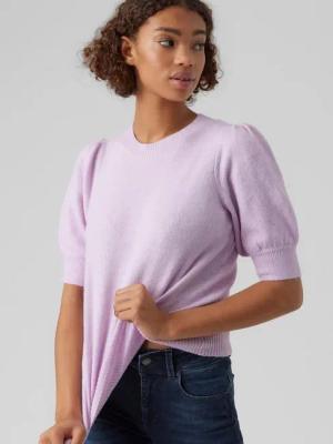 Vero Moda Strickpullover VMDOFFY (1-tlg) Drapiert/gerafft