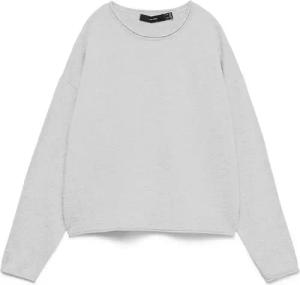Vero Moda Strickpullover VMEXCITING PLAIN LS O-NK ROLL PULLOV BOO
