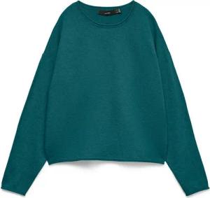 Vero Moda Strickpullover VMEXCITING PLAIN LS O-NK ROLL PULLOV BOO