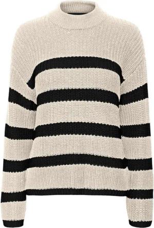Vero Moda Strickpullover VMHILDA HIGHNECK mit Baumwolle