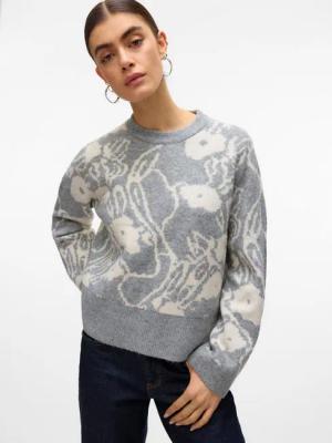 Vero Moda Strickpullover VMKAILA LS O-NECK PULLOVER BOO