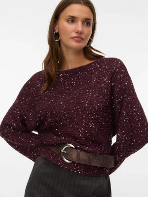 Vero Moda Strickpullover "VMLEILANI STITCH LS BOATNECK PULLOVER"
