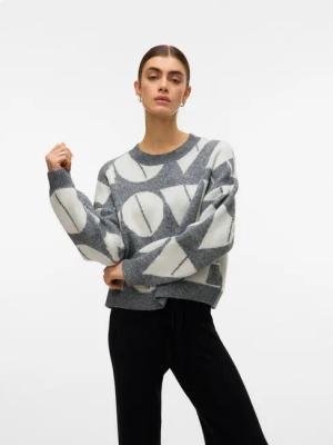 Vero Moda Strickpullover VMLOVE LS O-NECK PULLOVER BOO