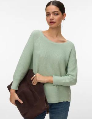 Vero Moda Strickpullover "VMNEW NORA 3/4 BOATNECK PULLOVER NOOS"