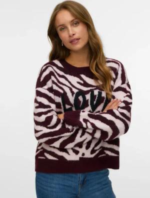 Vero Moda Strickpullover "VMNEWKAI LS O-NECK PULLOVER BOO"
