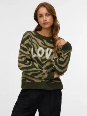 Vero Moda Strickpullover VMNEWKAI LS O-NECK PULLOVER BOO