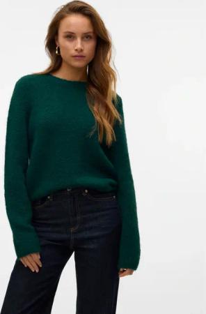 Vero Moda Strickpullover "VMNOVAH LS O-NECK PULLOVER GA NOOS"