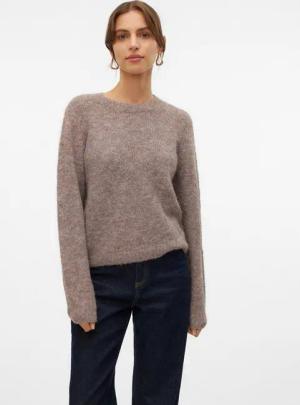 Vero Moda Strickpullover VMNOVAH LS O-NECK PULLOVER GA NOOS