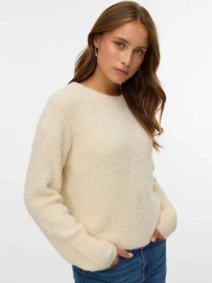 Vero Moda Strickpullover "VMPUFF LS O-NECK PULLOVER BOO"