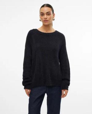 Vero Moda Strickpullover VMPUFF LS O-NECK PULLOVER BOO
