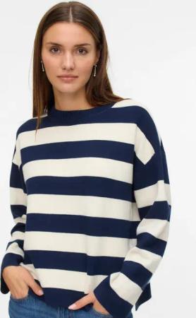 Vero Moda Strickpullover "VMSILJE LS O-NECK BOXY PULLOVER NOOS"
